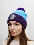 Шапка MITCHELL NESS арт. HPCK1052-UJAYYPPPTEAL Utah Jazz NBA (голубой / фиолетовый)